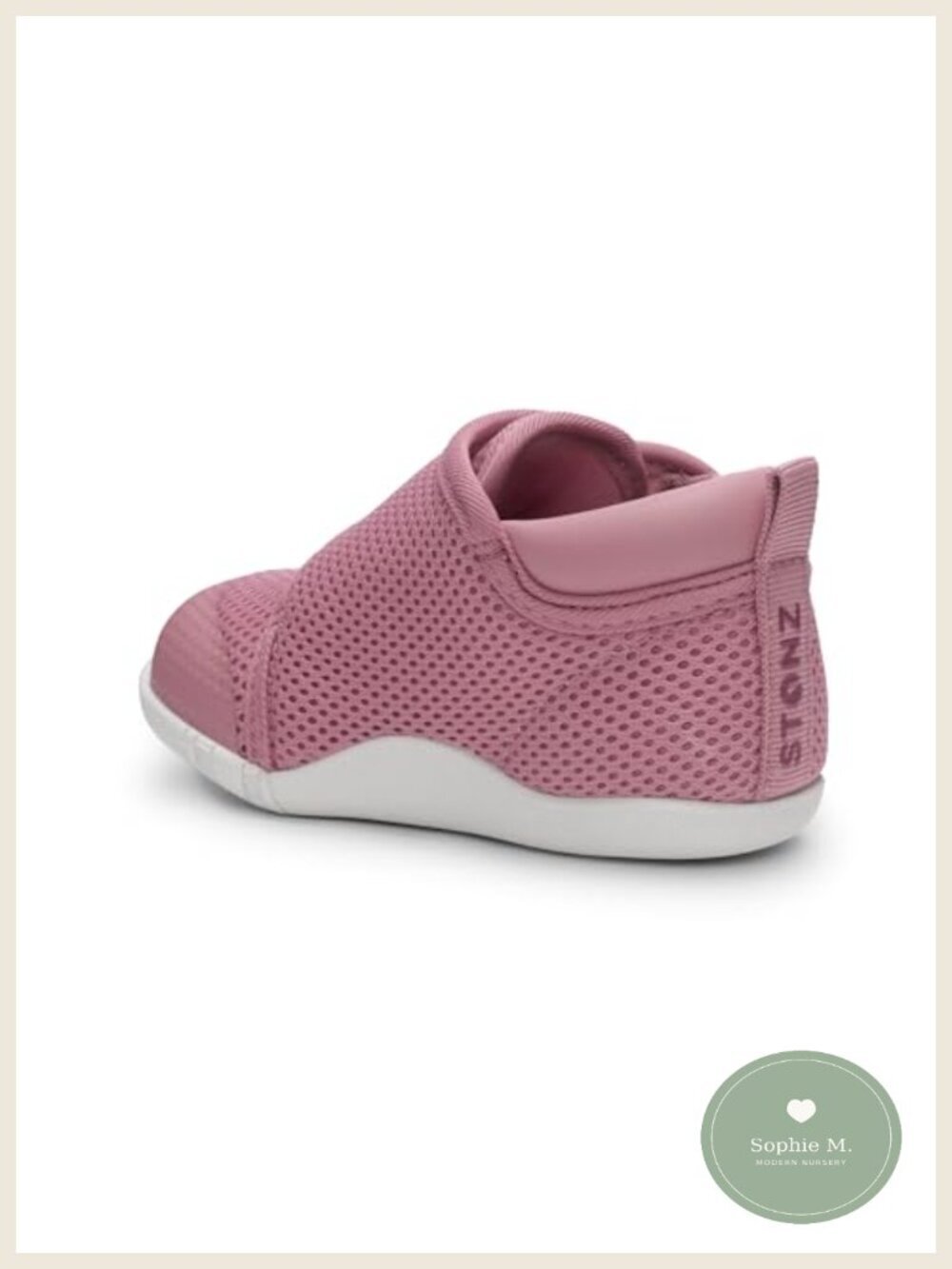 Vegan Baby Shoes Lightweight Adjustable Hook & Loop Cruiser Sneakers - Picture 3 of 6